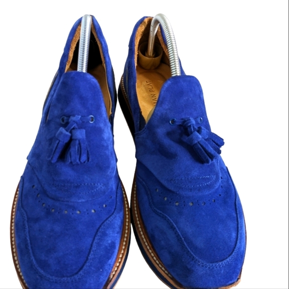 Freeman Plat  JOGGER BLUE  Leather SHOES   Size 11 main image 6